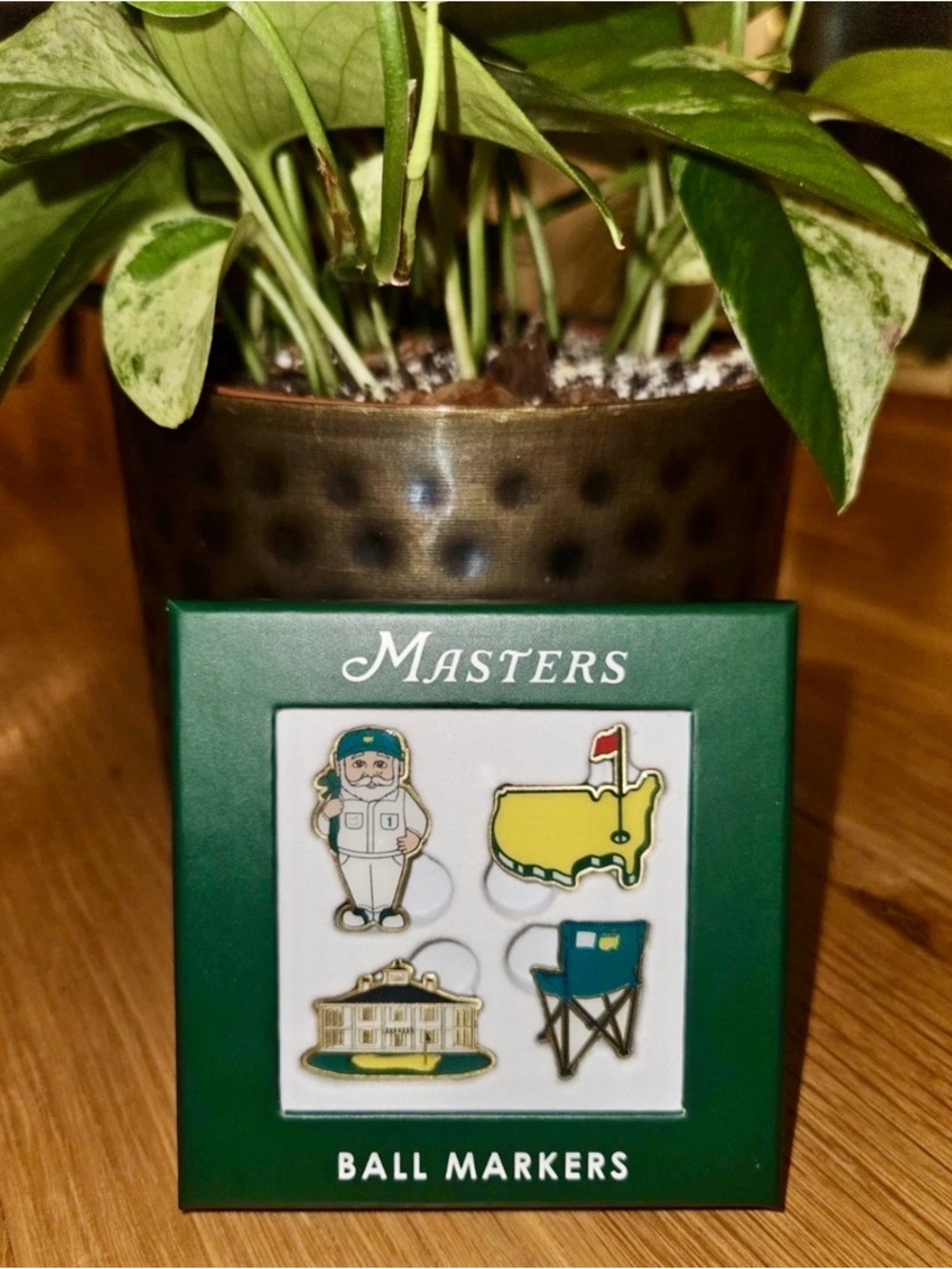New for 2026! Exclusive Masters Icon Ball Markers, 4 pack